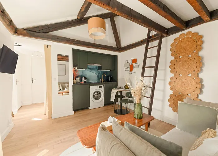 Cite Des Fleurs Paris17- Cozy Junior Onebedroom-4p Daire *