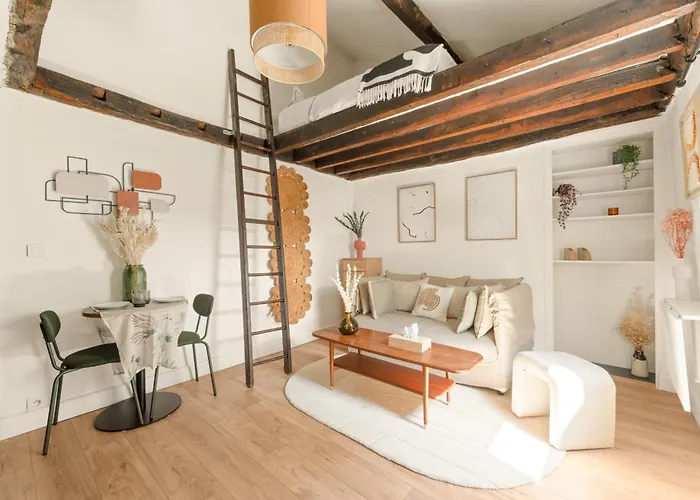 Cite Des Fleurs Paris17- Cozy Junior Onebedroom-4p Daire *